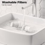 SUITU Aspirador de mano inalámbrico con carga húmeda y húmeda para automóvil, estilo:, Brushless Silver Gray - Imagen 7