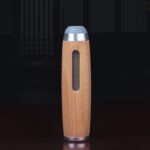 Cenicero antivolador multifuncional para fumar en el automóvil, Beechwood Silver