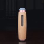 Cenicero antivolador multifuncional para fumar en el automóvil, Beechwood Rose Gold