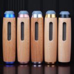 Cenicero antivolador multifuncional para fumar en el automóvil, Beechwood Rose Gold - Imagen 2