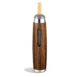Cenicero antivolador multifuncional para fumar en el automóvil, Beechwood Dark Walnut