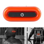 Casco Blaster Luz de advertencia Bicicleta LED Luz trasera recargable, Black
