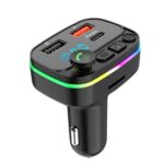 Transmisor FM para coche con reproductor manos libres Bluetooth MP3 para coche, P3-PD Fast Charging