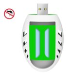 Y321 2pcs hogar oficina portátil USB coche repelente de mosquitos repelente de mosquitos, Mosquito Killers Yellow + Green