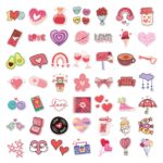4 juegos de pegatinas decorativas para regalos del día de San Valentín, pegatinas impermeables de dibujos animados para tazas de agua, especificaciones:, N13, N14, N15 - Imagen 3