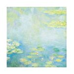 10 Uds., serie de pintura Vintage, libro de notas no adhesivo, Manual, Material de papel, Water Lily