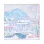 10 Uds., serie de pintura Vintage, libro de notas no adhesivo, Manual, Material de papel, Norwegian Sanvik Scenery