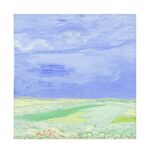 10 Uds., serie de pintura Vintage, libro de notas no adhesivo, Manual, Material de papel, Wheat Fields Under Thunderstorm