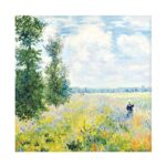 10 Uds., serie de pintura Vintage, libro de notas no adhesivo, Manual, Material de papel, Poppy Field