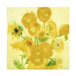 10 Uds., serie de pintura Vintage, libro de notas no adhesivo, Manual, Material de papel, Sunflower