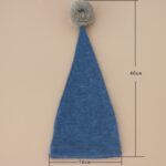 Ropa de fotografía para recién nacidos Fotografía de bebé Pelota de piel Sombrero de cola larga de punto, Hat(Yellow) - Imagen 3