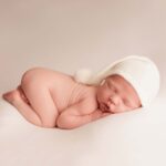 Ropa de fotografía para recién nacidos Fotografía de bebé Pelota de piel Sombrero de cola larga de punto, Hat(Light Blue) - Imagen 5