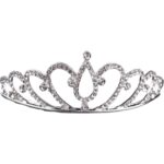 2 uds., banda para el pelo de corona para niña pequeña, adornos para el pelo de aleación, tocado de diamantes de imitación, Rhinestone Crown B - Imagen 2