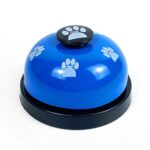 3 uds juguete para mascotas entrenamiento llamado cena campana pequeña huella anillo perro juguetes, 3pcs Pet Bell Royal Blue
