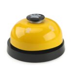 3 uds juguete para mascotas entrenamiento llamado cena campana pequeña huella anillo perro juguetes, 3pcs Pet Bell Yellow