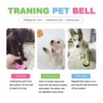 3 uds juguete para mascotas entrenamiento llamado cena campana pequeña huella anillo perro juguetes, 3pcs Pet Bell Yellow - Imagen 5