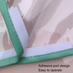 Puerto de carga de vehículos eléctricos Cubierta de lluvia transparente magnética, Rain Cover Transparent Green - Imagen 4