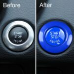 For 2004-2011 BMW E81/E87 2pcs /Set One-Key Start Button Cover Decoration - Imagen 5