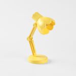 Forma de flor LED Mini lámpara de mesa magnética Luz de noche plegable junto a la cama, 09B Yellow