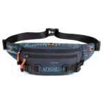 HAOSHUAI 5132 Outdoor Men Riñonera Sports Running Chest Bag, 5132 Dark Blue