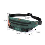 HAOSHUAI 5132 Outdoor Men Riñonera Sports Running Chest Bag, 5132 Camouflage - Imagen 3