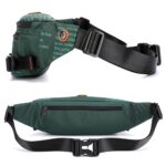 HAOSHUAI 5132 Outdoor Men Riñonera Sports Running Chest Bag, 5132 Camouflage - Imagen 4