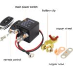YQTANEN Relé de apagado de control remoto de protección contra fugas de batería de automóvil, voltaje:, 12V 200A - Imagen 4