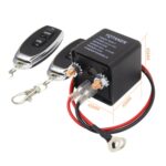 YQTANEN Relé de apagado de control remoto de protección contra fugas de batería de automóvil, voltaje:, 24V 200A - Imagen 3
