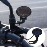 Monitoreo de voltaje de batería de motocicleta YL-M01 Medidor de voltaje inteligente M-STAR, YL-M01 Blue