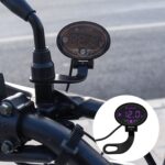 Monitoreo de voltaje de batería de motocicleta YL-M01 Medidor de voltaje inteligente M-STAR, YL-M01 Purple