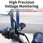 Monitoreo de voltaje de batería de motocicleta YL-M01 Medidor de voltaje inteligente M-STAR, YL-M01 Purple - Imagen 7