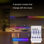 WIFI Wireless Symphony Light Bar Music Smart APP 2.4G Controlador, Single Head - Imagen 3