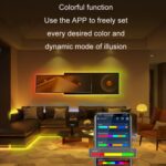 WIFI Wireless Symphony Light Bar Music Smart APP 2.4G Controlador, Single Head - Imagen 4