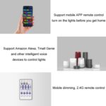 WIFI Wireless Symphony Light Bar Music Smart APP 2.4G Controlador, Single Head - Imagen 5