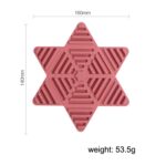 Cojín de olla plegable de 3 uds, almohadilla de aislamiento de taza de té de silicona, manteles individuales antideslizantes para mesa de casa, Green - Imagen 3