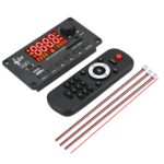 JX-Y04 12V 50W Pantalla a color Bluetooth Placa de decodificación, compatible con FM / Llamada / Grabación, JX-Y04 Black White