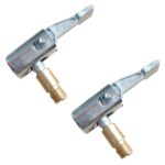 Tubo de bomba inflable para vehículo, 2 uds., conector rápido para boca de neumático y boca de Gas, Inflatable Pump Adapter No Deflating