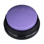 Botón de comunicación para mascotas Dog Vocal Box Recording Vocalizer, Style: Recording Model, Purple