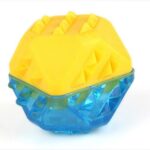 2 piezas de juguetes de hueso congelado para mascotas, juguetes de molienda de dientes de perro TPR, Ball