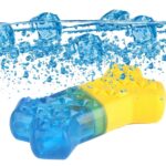 2 piezas de juguetes de hueso congelado para mascotas, juguetes de molienda de dientes de perro TPR, Bone - Imagen 2