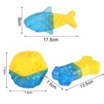 2 piezas de juguetes de hueso congelado para mascotas, juguetes de molienda de dientes de perro TPR, Bone - Imagen 4