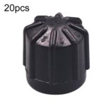 Tapa a prueba de fugas de válvula de plástico a prueba de polvo para aire acondicionado de coche 20 piezas, Large