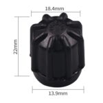 Tapa a prueba de fugas de válvula de plástico a prueba de polvo para aire acondicionado de coche 20 piezas, Small - Imagen 2