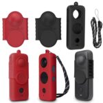 Para Insta360 One X2 Sunnylife ST-Q9420 funda protectora de silicona, For Insta360 One X2 Red Lens Screen Case - Imagen 2