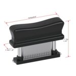10B48 Ablandador Pin Meat Looser 48 Pin Martillo para carne de acero inoxidable, 10B48 White - Imagen 3