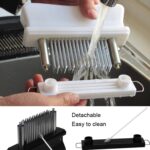 10B48 Ablandador Pin Meat Looser 48 Pin Martillo para carne de acero inoxidable, 10B48 White - Imagen 5