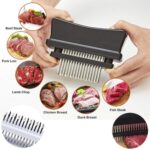 10B48 Ablandador Pin Meat Looser 48 Pin Martillo para carne de acero inoxidable, 10B48 White - Imagen 6