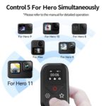 TELESIN T10 80m Control remoto Bluetooth para GoPro Hero11 Black / HERO10 Black / HERO9 Black / HERO8 Black /Max - Imagen 3