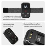 TELESIN T10 80m Control remoto Bluetooth para GoPro Hero11 Black / HERO10 Black / HERO9 Black / HERO8 Black /Max - Imagen 4