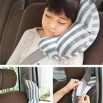 2 uds., reposacabezas para el cuello para niños, funda cómoda para el hombro, almohada protectora para el cuello del coche, 2pcs (Pink Stripe) - Imagen 6